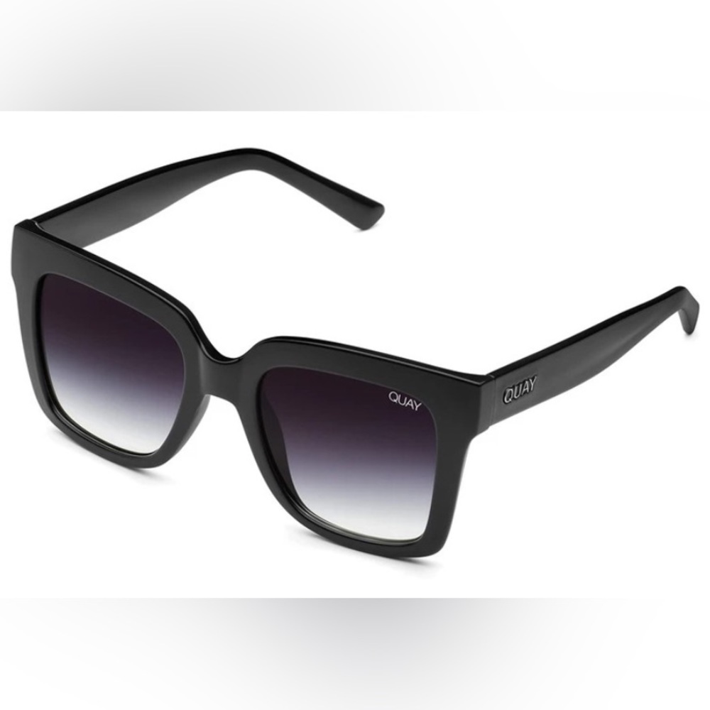 Quay Icy Black Fade Sunglasses